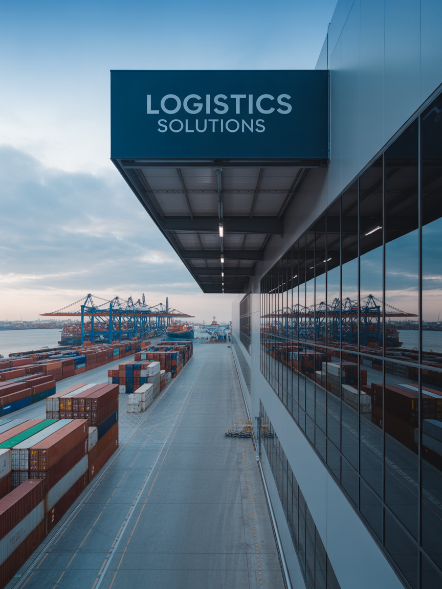 Logistics Solutions - Modern Port Terminal